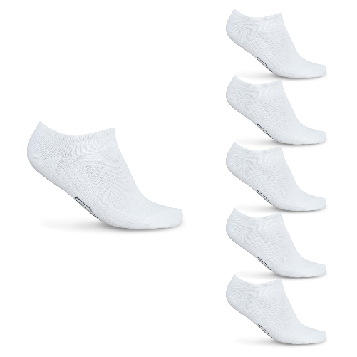 Pompea Pack 6 Paia Fantasmini Uomo POMPEA Cotone Colore Bianco,Taglia 47 / 49