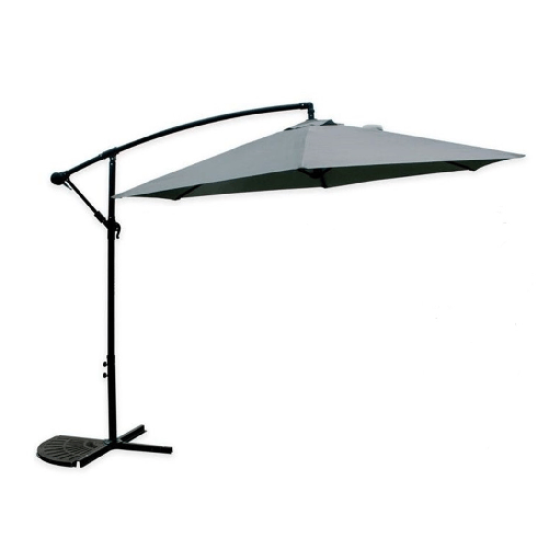 TrAdE Shop Traesio Ombrellone Decentrato Parasole Balcone Da Giardino Spiaggia 3mt Con Base 206428 - TrAdE Shop Traesio Ombrellone Decentrato Paraso