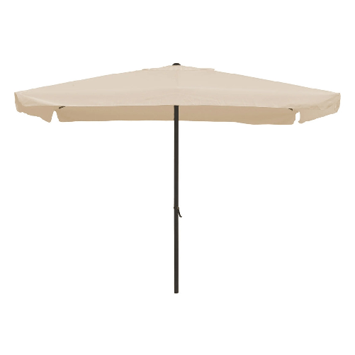 Ombrellone Da Giardino Esterno Balcone Terrazzo Beige 3x2 Mt Con Manovella 223221 -