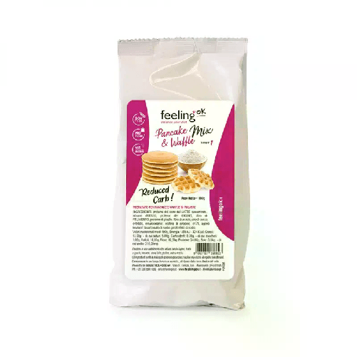 FEELING OK Pancake & Waffle Mix 400g preparato per pancake in polvere