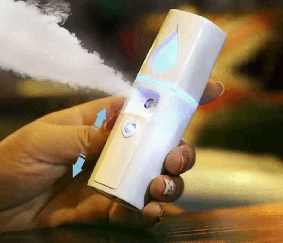 Mini Vaporizzatore Portatile Ricaricabile USB Idrata Viso Igienizza Superfici