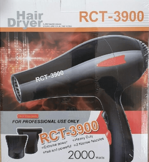 Guan Asciugacapelli Phon Asciuga Capelli 2000W RCT 3900 Professionale 2 beccucci