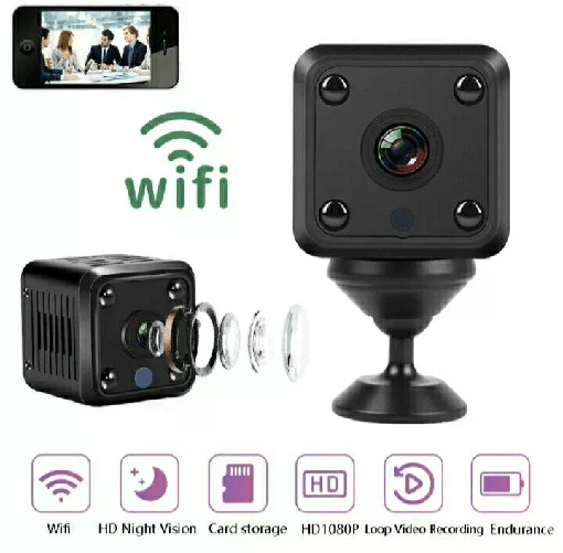 Leovin Mini Telecamera WiFi Full HD Visione da Remoto APP per Android e Ios