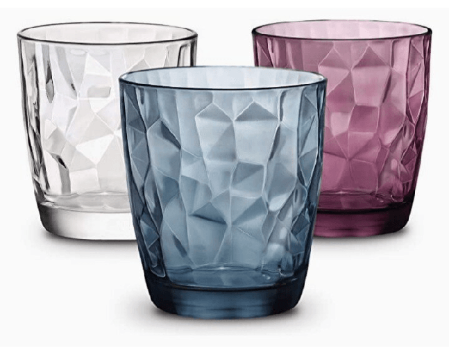 BORMIOLI Bicchiere Diamond vetro Bormioli cl.30,5 Colore BIANCO