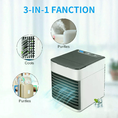 COVERI Rinfrescatore d'aria 3 in 1 - Purificatore, umidificatore e diffusore di aromi