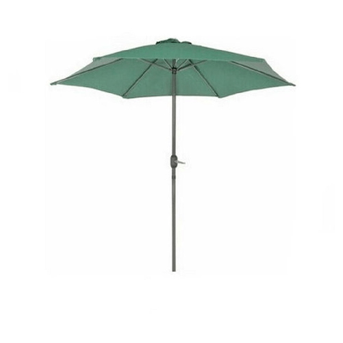 TrAdE Shop Traesio Ombrellone Da Giardino Gazebo Ombrello Parasole 236xø270cm Verde Con Manovella 206423 -