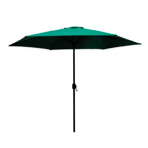 TrAdE Shop Traesio Ombrellone Da Giardino Parasole Piscina Terrazza ø270x220cm Verde Manovella 017057 -