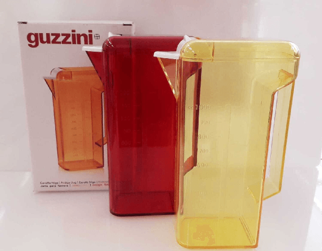 GUZZINI Brocca / caraffa graduata rettangolare happy hour Guzzini Colore rossa