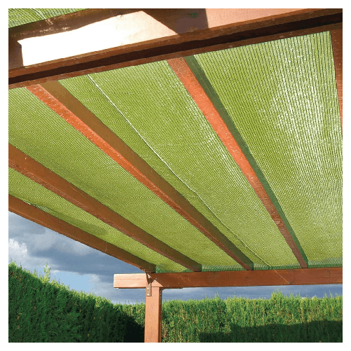 TrAdE Shop Traesio Set 3pz Rotolo Rete Ombreggiante Beige Fitta 1x5mt Protezione Giardini Terrazze 017068 -