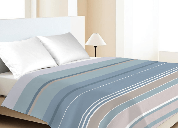 Copriletto Piquet Primavera Estate 100% Cotone Disegno Scia