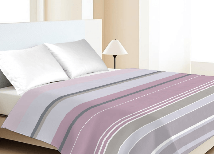 Copriletto Piquet Primavera Estate 100% Cotone Disegno Scia