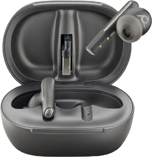Poly custodia di ricarica touchscreen nera voyager free 60+ uc per adattatore usb-a bt700