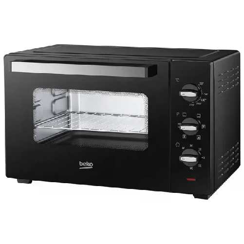 Beko BMOF38B Fornetto Elettrico Cottura Ventilata 38 Litri 1600 W 4 Funzioni Timer 60 min Temperatura