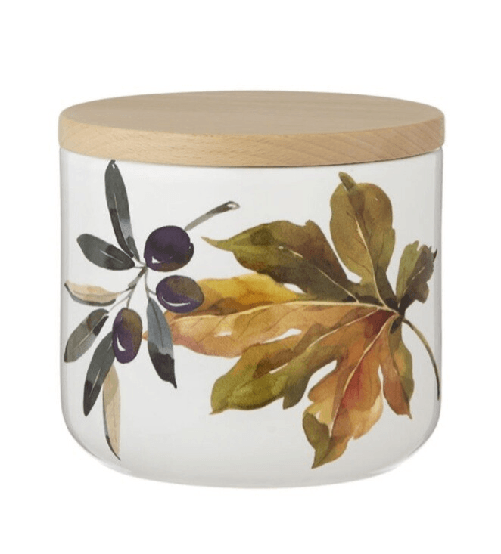 NUOVA CER Biscottiera autunno ceramica Nuova cer