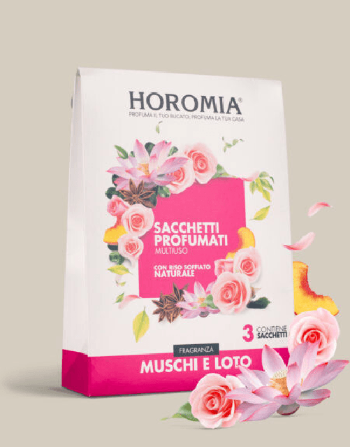 HOROMIA Sacchetti profumati multiuso Horomia - Muschi e loto