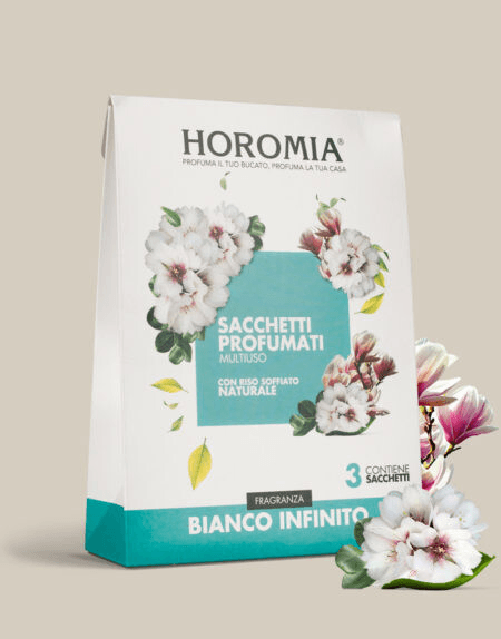 Sacchetti profumati multiuso Horomia - Bianco infinito