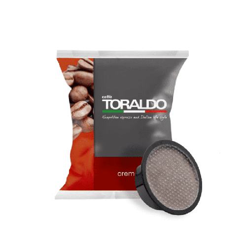 Caffè Toraldo Miscela CREMOSA 100 Capsule compatibili con macchinetta Lavazza a Modo Mio