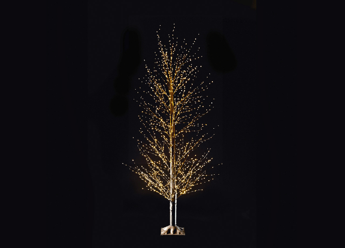 BIANCHERIAWEB Alberello Luminoso Natalizio Albero Natale Decorativo Luci Led Modello Luxory Colore Luxory,Misura 120cm