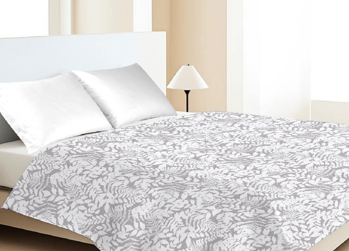 Copriletto Piquet Primavera Estate 100% Cotone Disegno Natura