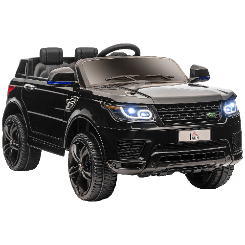 HOMCOM Macchina Elettrica per Bambini 3-6 Anni con Telecomando, Luci LED e Clacson, in PP e Metallo