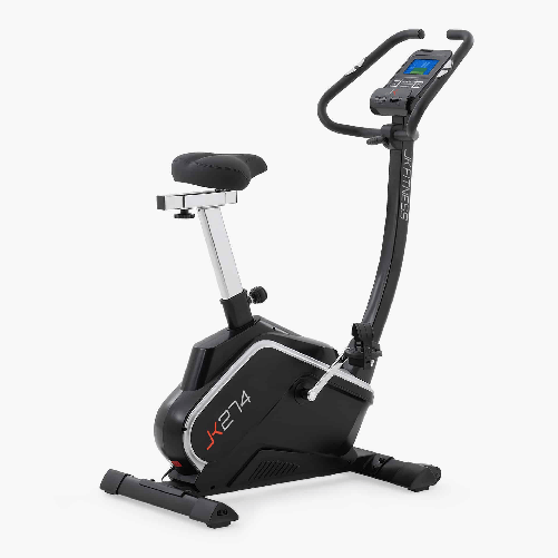 Jk Fitness cyclette magnetica JK 274 volano 12kg App Zwift e Kinomap con resistenza elettronica con servo