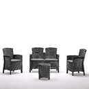 BICA Set Lido 2 - Set Mobili da Esterno 2 Poltrone, 1 Sofa 2 posti