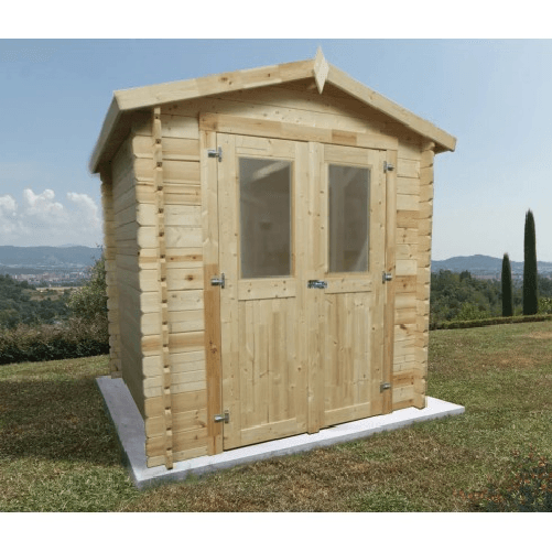 GartenPro Casetta 2.2x2.2 in Legno 28 mm da Giardino Blockhouse