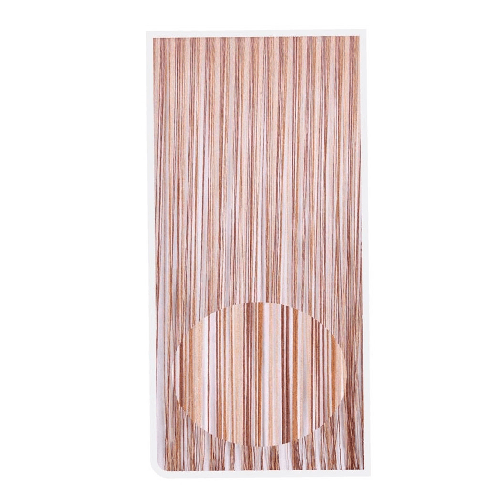 TrAdE Shop Traesio Tenda Moschiera Antimosche Con Corde Cordoncino Bicolore Noce 120x230 Cm Tpl85 017394 -