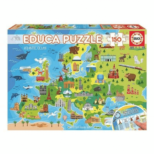 Educa Puzzle per Bambini Europe Map Educa (150 pcs)