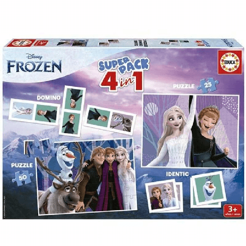 Frozen Set di Giochi di Abilità Frozen 4 in 1