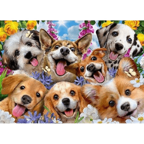 Educa Puzzle Educa Doggy selfie 1000 Pezzi
