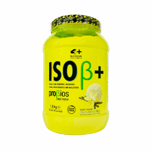 4+ Nutrition ISO+ BETA Proteine isolate gusto VANIGLIA 1,8kg