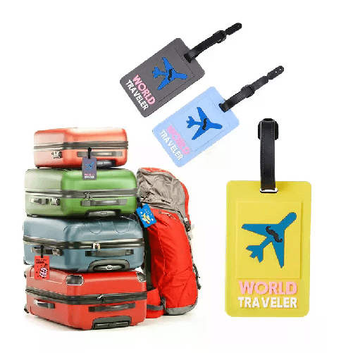 Kmt Style Badge valigia 12pz Bagagli Nome Viaggio etichetta Cognome Vacanza porta indirizz