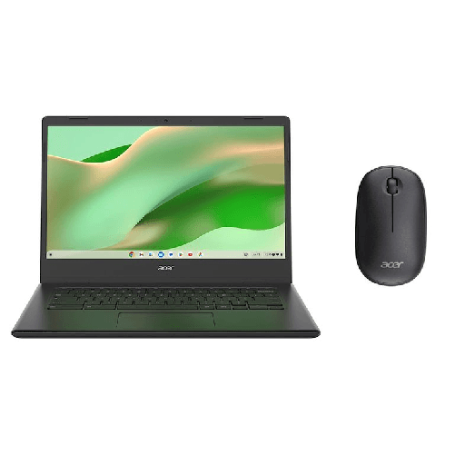 Acer chromebook cboa314-1h-c39r + mouse intel celeron n n4500 35,6 cm (14") full hd 8 gb lpddr4x