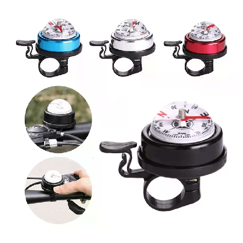 Kmt Style Campanello allarme bici 2PZ in metallo manuale MTB bicicletta bussola manubrio