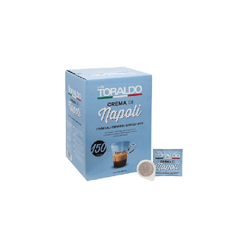 Caffè Toraldo Miscela Crema di Napoli 150 Cialde compostabili