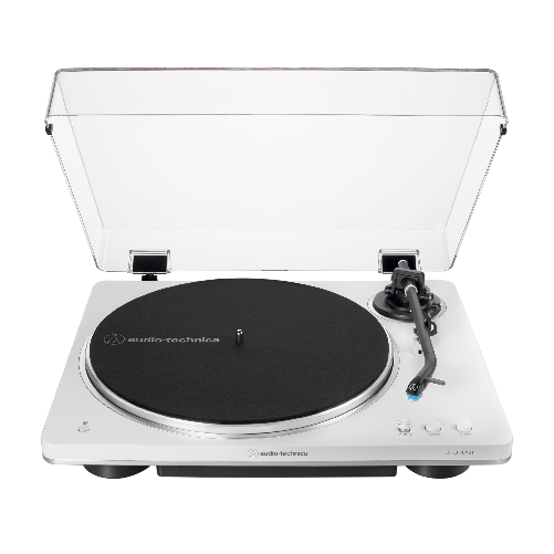 Audio-Technica AT-LP70XBT Giradischi con trasmissione a cinghia Argento, Bianco Completamente automatico Audio-Technica AT-LP70XBT Giradischi Automati