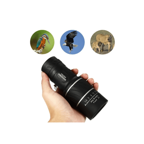 ZENCOCCO Binocolo Monocolo Cannocchiale Zoom Monoculare Ingrandimento 16x52mm Caccia Osservazione