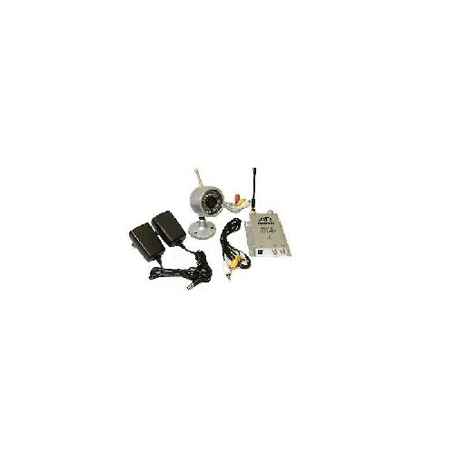 Tech-It Kit videosorveglianza wireless ricevitore 200m con telecamera ad infrarossi