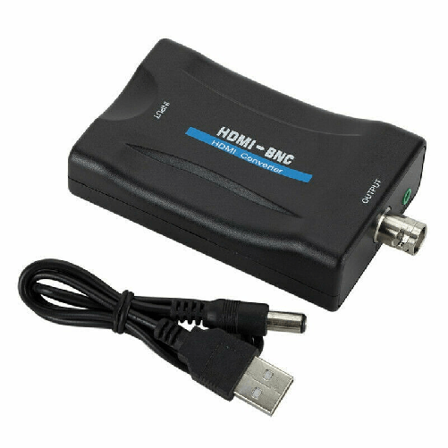 Convertitore da HDMI a BNC Adattatore AUDIO Videosorveglianza CCTV PAL NTSC DVR