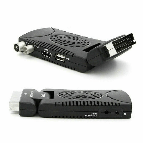 ZENCOCCO Decoder Mini Digitale Terrestre DVB T2/T3 Scart 180 USB HDMI HD333