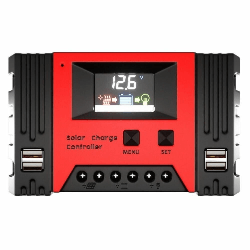 Controller Regolatore 40A Di Carica Batteria del pannello solare 12V/24V PWM