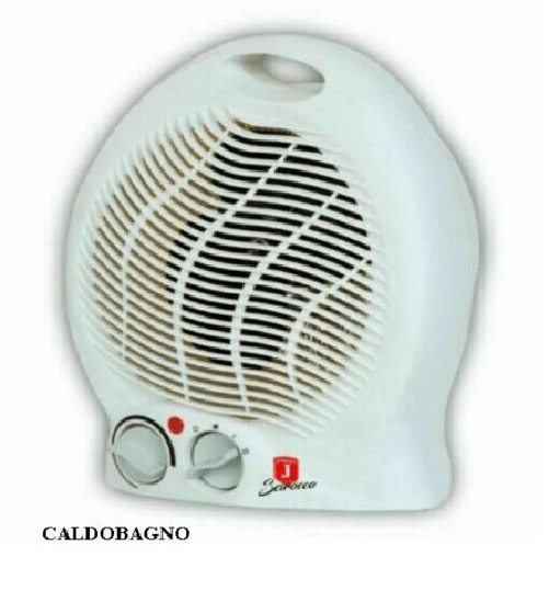 SHOPPING IN RETE CALDOBAGNO TERMOVENTILATORE CALDO BAGNO STUFETTA STUFA ELETTRICA 2000W