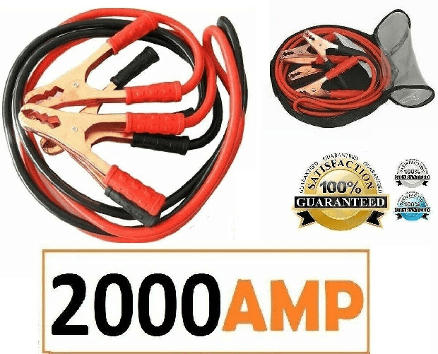 SHOPPING IN RETE CAVI AVVIAMENTO BATTERIA PER AUTO CAMPER MOTO 2000 AMP COLLEGAMENTO EMERGENZA