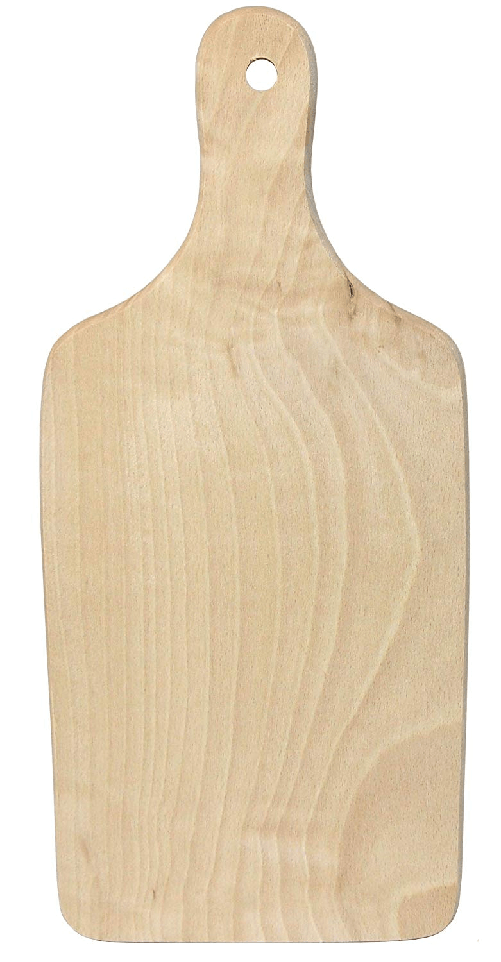 Shopping in rete TAGLIERE DA PORTATA IN LEGNO NATURALE 30X12 CON IMPUGNATURA