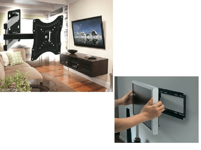 SHOPPING IN RETE SUPPORTO BRACCIO STAFFA TV LCD PLASMA LED TELEVISORE DA 14 A 55 POLLICI 117B-2