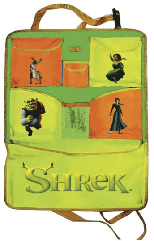 Dreamworks Organizer per schienale sedile anteriore Shrek