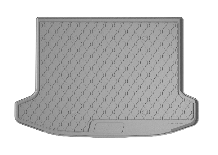 Vasca baule su misura in gomma sintetica - compatibile per Kia Sportage (12/21>) baule alto, ibrida, con subwoofer