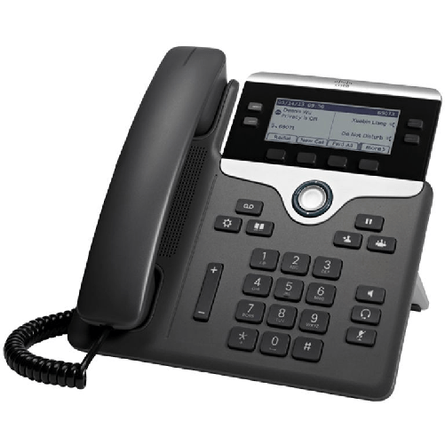 Cisco 7841 telefono ip nero, argento 4 linee lcd
