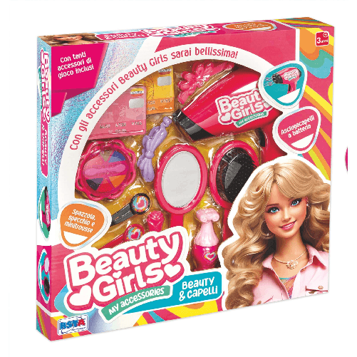 Rs Toys SET ASCIUGA CAPELLI E ACCESSORI BEAUTY GIRLS - 11930